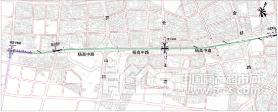 关于轨道交通9号线(杨高中路站—曹路火车站站)专项规划的公示